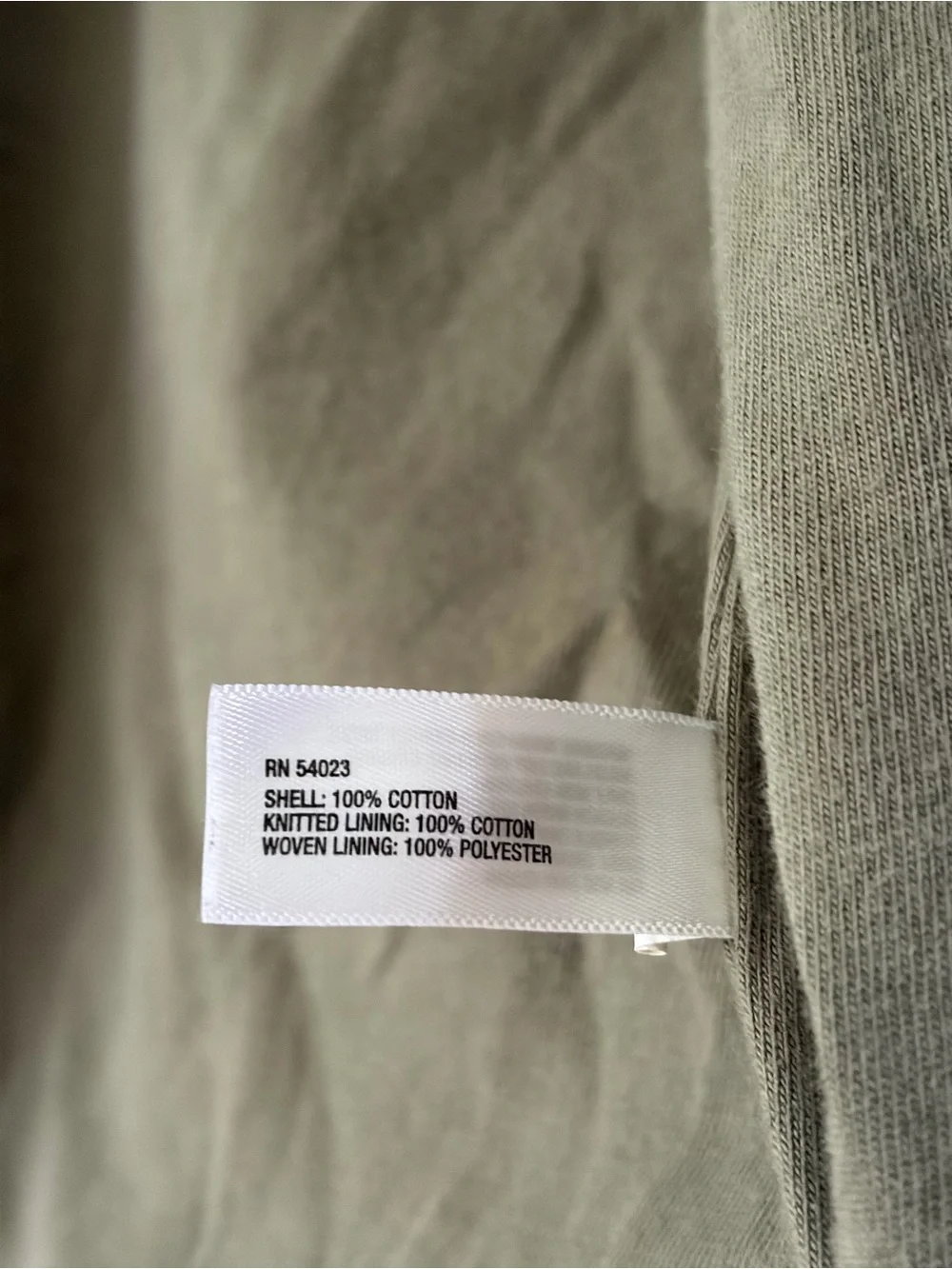 Gap Kids Girls Olive Green Cargo Jacket Hooded Cotton Parka Size XXL 14/16